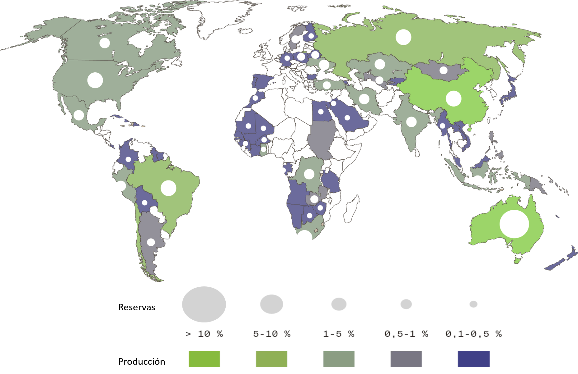 Mapa extracción