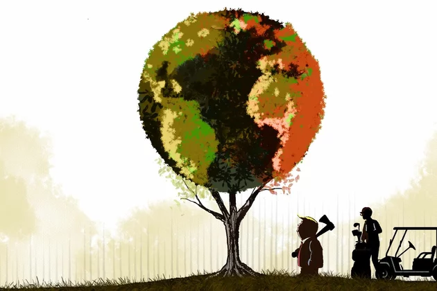 ilustración Trump crisis climática