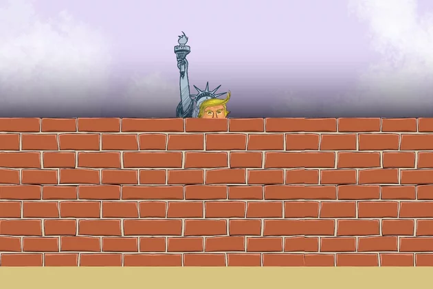 Describe la política de Trump sobre migración