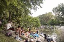  Miles atravesaron por su cuenta el río Suchiate. Foto: Fred Ramos