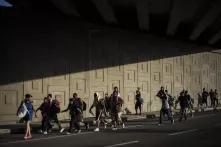 Cada ciudad o pueblo es un triunfo para la caravana. Muchos rostros llenos de alegría. Los que escaparon porque un país se les terminó, caminan alegres en medio del riesgo que significar cruzar México para llegara a Estados Unidos. La caravana llegaba a la ciudad de Tapachula, el 4 de noviembre de 2018.