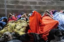 La Casa del Migrante en Ciudad de Guatemala acondicionó un espacio en donde albergó la noche del jueves a casi mil personas que viajaban como parte de la Caravana Migrante. Allí recibieron un lugar para descansar, comida y atención médica, Ciudad de Guatemala, 16 de enero de 2020. Foto: Fernando Silva.