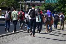Miembros de la caravana dijeron a GatoEncerrado, a pesar de las abundantes noticias sobre el camino, que tienen esperanza de que será un viaje de ida y no de regreso. Foto Emerson Flores, Revista Gato Encerrado. 