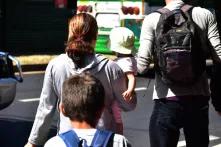 Los integrantes de la caravana salieron de sus casas con lo necesario, o con lo que pudieron. Foto de Emerson Flores, Revista Gato Encerrado. 