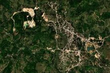 Foto satelita del Plantel de Santa Rita Mining SA Empresa China