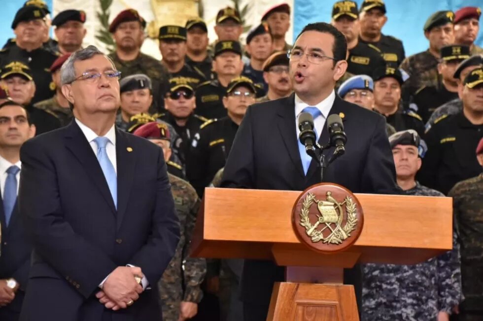 30 de agosto, día en que Jimmy Morales anunció la no renovación del mandato de la CICIG. 30 de agosto, día en que Jimmy Morales anunció la no renovación del mandato de la CICIG.