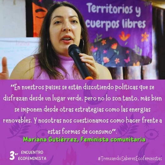 Mariana Movimiento Eco Feminista de El Salvador