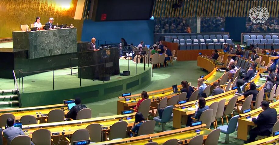 N General Assembly (UNGA) adopted the resolution “Advisory opinion of the International Court of Justice on the obligations of States in respect of climate change”