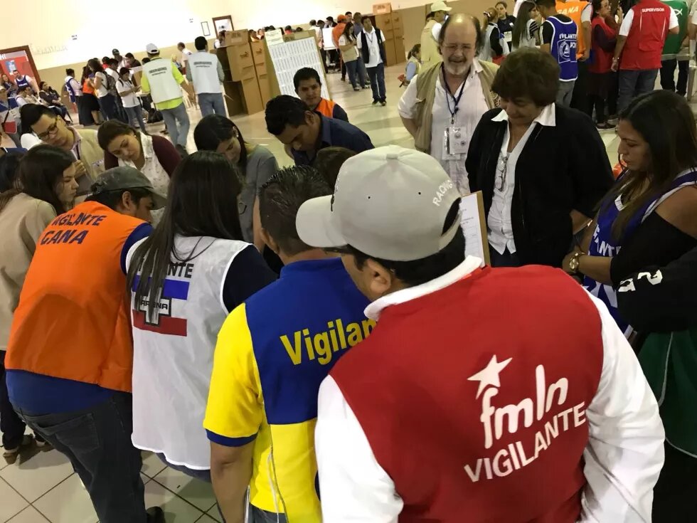 Las elecciones parlamentarias y municipales en El Salvador el 4 de marzo de 2018. Copyright: OEA - OEA. Esta imagen está bajo una licencia de Creative Commons.