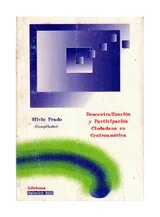 Portada del libro: Descentralización y Participación Ciudadana en Centroamérica 